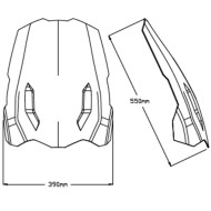 Ζελατίνα Puig Touring Triumph Tiger 900 GT/Rally/Pro ελαφρώς φιμέ