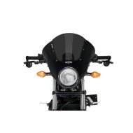 Puig Dark Night semi-fairing Honda CMX 500 Rebel -19 μαύρο με ζελατίνα σκούρο φιμέ