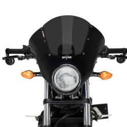 Puig Dark Night semi-fairing Honda CMX 500 Rebel -19 μαύρο με ζελατίνα σκούρο φιμέ