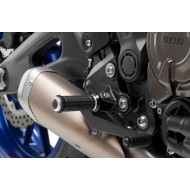 Ρυθμιζόμενα μαρσπιέ οδηγού Puig Hi-Tech R-Fighter S Yamaha MT-03 16- ασημί