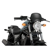 Μάσκα ρετρό Puig Honda CMX 500 Rebel μαύρη ματ