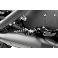 Ρυθμιζόμενα μαρσπιέ συνεπιβάτη PUIG Hi-Tech Heritage Honda CMX 500 Rebel μαύρα