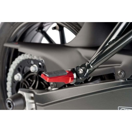 Ρυθμιζόμενα μαρσπιέ οδηγού PUIG Hi-Tech Sport Honda CMX 500 Rebel κόκκινα