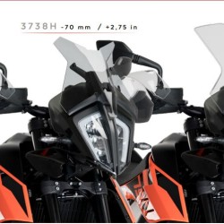 Ζελατίνα Puig Sport KTM 790 Adventure/R -20 μαύρη