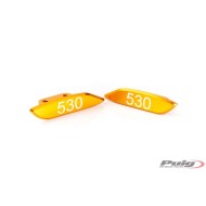 Καπάκια καθρεπτών fairing Puig Yamaha T-MAX 530 χρυσά (σετ)