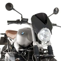 Ζελατίνα ρετρό Puig BMW R nine T Scrambler -20 μαύρη
