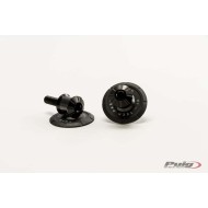 Αναμονές βάσεων πίσω σταντ (bobbins) Puig Pro Yamaha Tracer 9/GT/GT+ μαύρες
