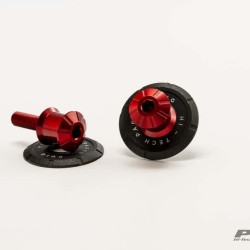 Αναμονές βάσεων πίσω σταντ (bobbins) Puig Pro Yamaha Tracer 9/GT/GT+ κόκκινες