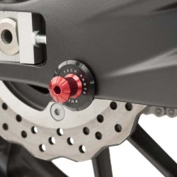 Αναμονές βάσεων πίσω σταντ (bobbins) Puig Pro Yamaha Tracer 9/GT/GT+ κόκκινες