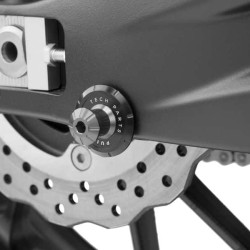 Αναμονές βάσεων πίσω σταντ (bobbins) Puig Pro Yamaha Tracer 9/GT/GT+ ασημί