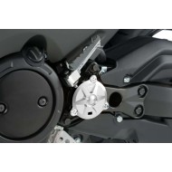 Πίσω καπάκι κινητήρα Puig Yamaha T-MAX 560 ασημί