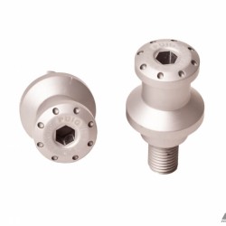 Αναμονές βάσεων πίσω σταντ (bobbins) Puig Honda VFR 800/F ασημί