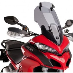 Ζελατίνα Puig Touring με φρυδάκι Ducati Multistrada 1260/S ελαφρώς φιμέ