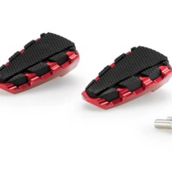 Ρυθμιζόμενα μαρσπιέ οδηγού Puig Hi-Tech Trail 2.0 Honda NX 500 κόκκινα