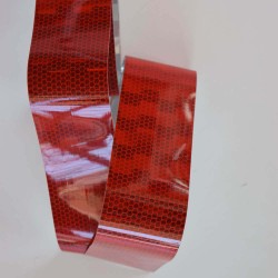 Ανακλαστικό αυτοκόλλητο QTR Roll Diamond κόκκινο 100 x 5 εκ.
