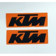 Αυτοκόλλητα QTR KTM 3D 11 x 3,7 εκ. (2 τεμ.)