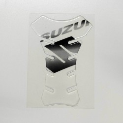 Tankpad Racing Suzuki διάφανο (μαύρα γράμματα)
