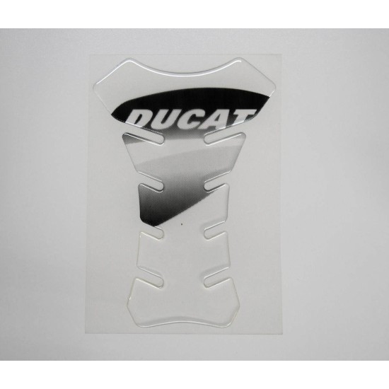 Tankpad Racing Ducati διάφανο (διάφανα γράμματα)