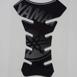 Tankpad Racing Yamaha μαύρο (ασημί γράμματα) 