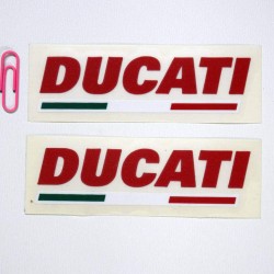 Αυτοκόλλητα Ducati και σημαία Slim 10 εκ.