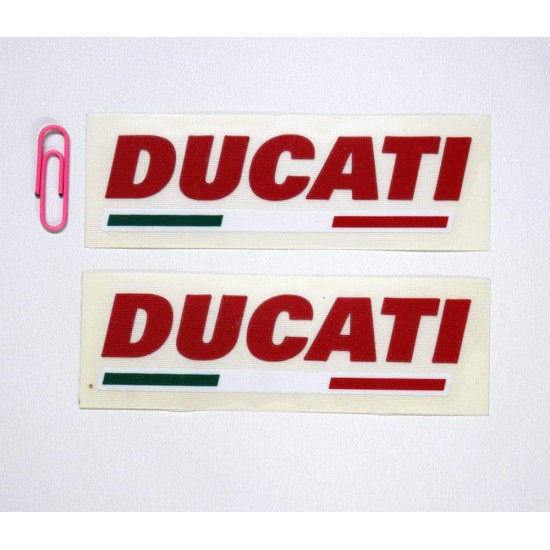 Αυτοκόλλητα Ducati και σημαία Slim 10 εκ.