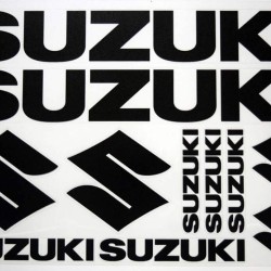 Αυτοκόλλητα Suzuki 30 x 35 εκ. μαύρα