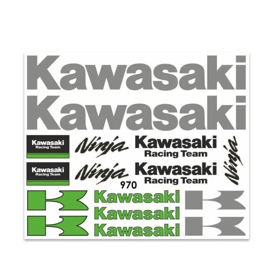Αυτοκόλλητα Kawasaki 25 X 35 CM. Αυτοκόλλητα Kawasaki 25 X 35 CM.