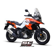 Τελικό εξάτμισης SC-Project Adventure Suzuki V-Strom 1050 XT τιτάνιο - carbon 
