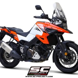 Τελικό εξάτμισης SC-Project Adventure Suzuki V-Strom 1050 XT τιτάνιο - carbon 