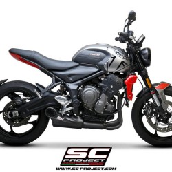 Σύστημα εξάτμισης 3 σε 1 SC-Project Triumph Trident 660 μαύρο ματ