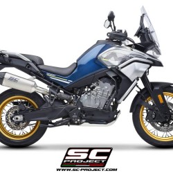 Τελικό εξάτμισης SC-Project X-Plorer II CFMoto 800MT τιτάνιο-carbon