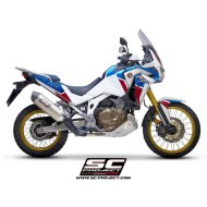 Τελικό εξάτμισης SC-Project X-Plorer II Honda CRF 1100L Africa Twin/Adventure Sports τιτάνιο-carbon