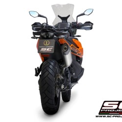 Τελικό εξάτμισης SC-Project X-Plorer II KTM 890 Adventure/R τιτάνιο-carbon