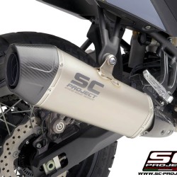 Τελικό εξάτμισης SC-Project X-Plorer II Yamaha Tenere 700 -20 τιτάνιο-carbon