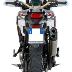 Τελικό εξάτμισης SC-Project Adventure Honda CRF 1000L Africa Twin τιτάνιο-carbon