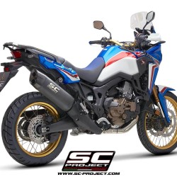 Τελικό εξάτμισης SC-Project Adventure Honda CRF 1000L Africa Twin μαύρο ματ-carbon