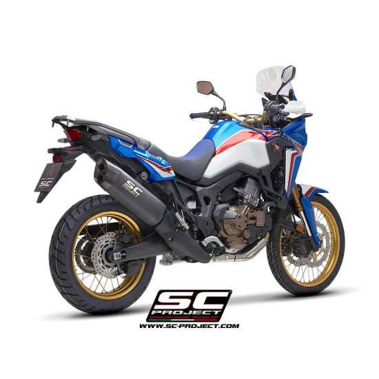 Τελικό εξάτμισης SC-Project Adventure Honda CRF 1000L Africa Twin μαύρο ματ-carbon