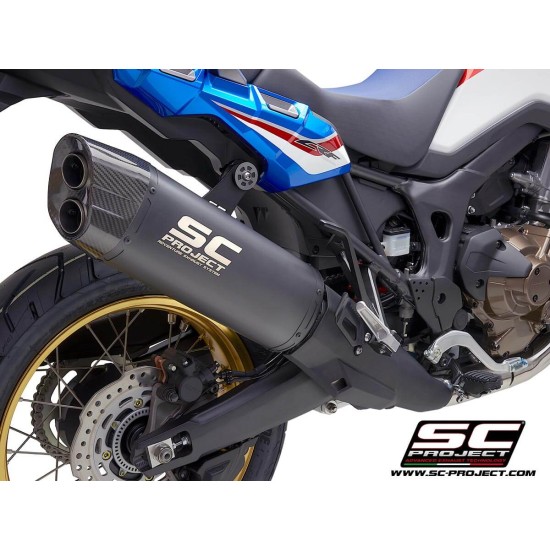 Τελικό εξάτμισης SC-Project Adventure Honda CRF 1000L Africa Twin μαύρο ματ-carbon