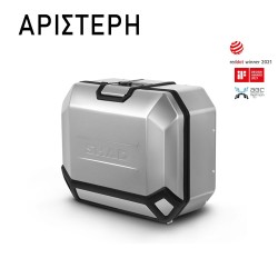 Πλαϊνή βαλίτσα αλουμινίου SHAD TERRA TR36 36 lt. (αριστερή) ασημί
