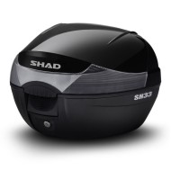 Καπάκι βαλίτσας SHAD SH33 2016- μαύρο μεταλλικό