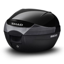 Καπάκι βαλίτσας SHAD SH33 2016- μαύρο μεταλλικό