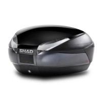 Καπάκι βαλίτσας SHAD SH48 μαύρο μεταλλικό