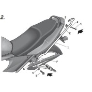 Βάση topcase SHAD Suzuki GSF 650-1200-1250/N/S/FA Bandit 05-