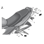 Βάση topcase SHAD Suzuki GSX 1250 N/FA 11-17