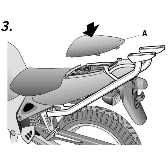 Βάση topcase SHAD Suzuki SV 650 -02