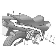 Βάση topcase SHAD Yamaha XJR 1300 -06
