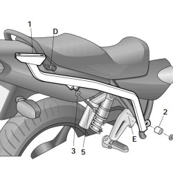 Βάση topcase SHAD Yamaha XJR 1300 -06