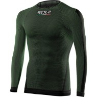 Ισοθερμική μπλούζα 4 εποχών SIX2 TS2 thermo carbon (1ου επιπέδου) σκούρο πράσινο