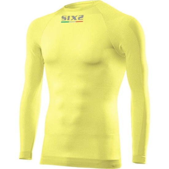 Ισοθερμική μπλούζα 4 εποχών SIX2 TS2 thermo carbon (1ου επιπέδου) κίτρινη