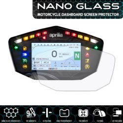 Nano glass για προστασία οργάνων Aprilia Tuono V4 R 1100 -20 (σετ 2 ultra clear)